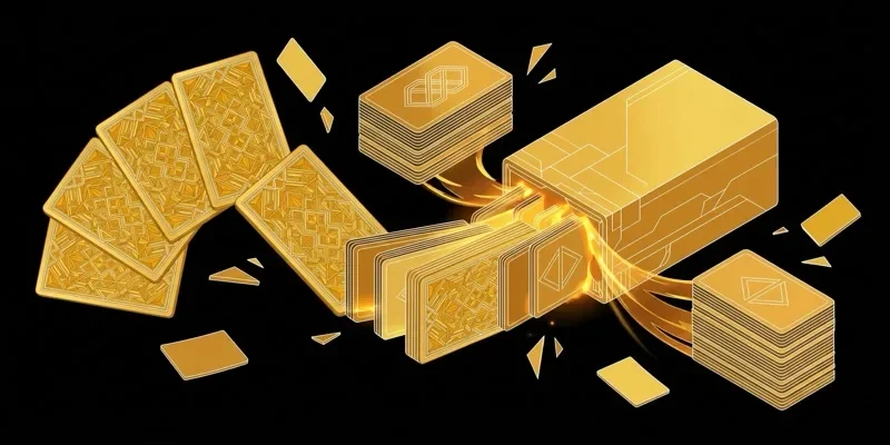 Ba nhóm bài vàng ghép thành khối — phỏm online tại GO88